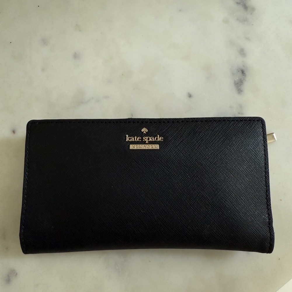 Kate Spade Black Leather Wallet